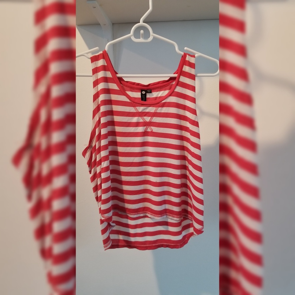 Strip tank top
